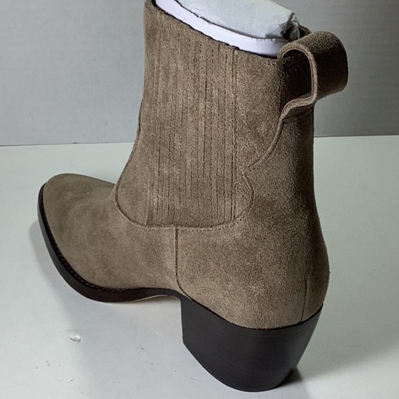 Racquel Womens Pointed Toe Leather Booties. Note: Wrong Box - Picture 5 of 8